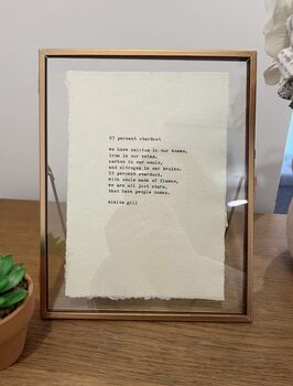 A5 Personalised Custom 1930's Typewriter Print, 5 of 5