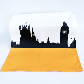 London Cotton Tea Towel Houses Of Parliament, 2 of 2