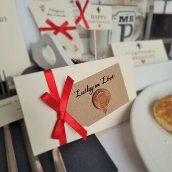 Personalised Valentine's Day Breakfast In Bed Kit, 8 of 12