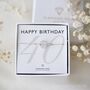 Personalised 40th Birthday Gift For Her – Sterling Silver Bracelet With Initial Or Flower Charm, thumbnail 1 of 7