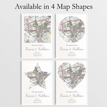 Our New Home Ordnance Survey Explorer Personalised Map Print New Home Gift, 5 of 12