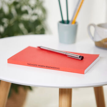 Personalised A5 Faux Leather Notebook, 10 of 11