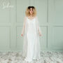 Gold Sequin Kimono | Wedding Cape | Long Sleeved Bridal Cover Up, thumbnail 6 of 11