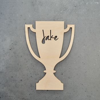 Personalised Trophy Name Sign, 3 of 8