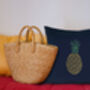 Pineapple Cushion Beginners Embroidery Kit, thumbnail 2 of 4