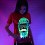 Cool Santa Interactive Glow In The Dark T Shirt, thumbnail 4 of 7