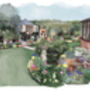 Personalised Garden Illustrated Print, thumbnail 4 of 9