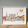Norwich Personalised City Print, thumbnail 1 of 4