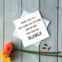 Roses Are Red Your Socks Are All Holey Greetings Card, thumbnail 2 of 2