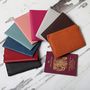 Foiled Personalised Leather Passport Cover, thumbnail 3 of 5