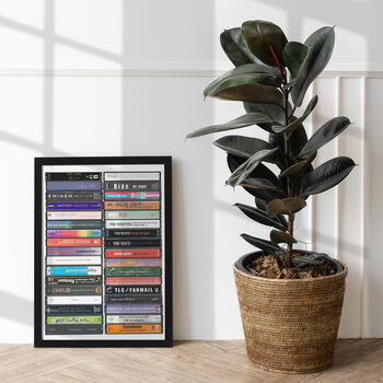 27th Birthday 1999 Music Print Personalised Gift, 8 of 9