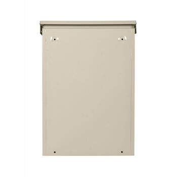 Outside Post Box In Charcoal Grey Or Cream, 5 of 8