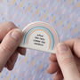 Just Smile 'After The Rain' Ceramic Rainbow Token, thumbnail 1 of 8