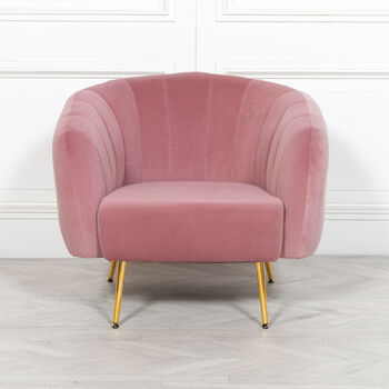 Pink Velvet Armchair, 5 of 5