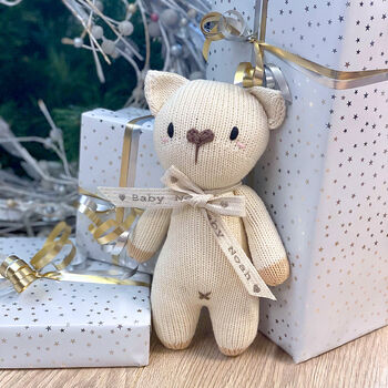 Baby Lamb First Teddy Personalised, 4 of 11