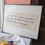 Personalised Child's Handwriting Embroidery Father's Day Gift, thumbnail 4 of 6