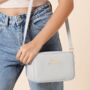 Personalised Cross Body Hand Bag With Heart Motif, thumbnail 1 of 6