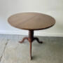 English Antique Georgian Oak Tilt Top Tripod Base Table, thumbnail 2 of 12