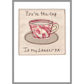 Personalised Cup Of Tea Valentine's Day Card For Him Or Her, 3 of 12
