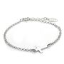 Sterling Silver Rolo Adjustable Bracelet With Cross, thumbnail 2 of 3