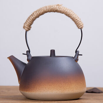 Handmade Ceramic Teapot The Caramel, 3 of 6