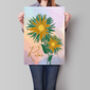 Set Of Three Abstract Flower Posters, thumbnail 2 of 4