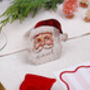 Christmas Place Card With Father Christmas Santa Design, thumbnail 1 of 4
