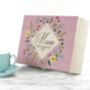 Personalised Botanical Mother's Day Tea Box, thumbnail 1 of 6