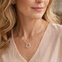 Mother And Daughter Sterling Infinity Circles Necklace, thumbnail 1 of 4