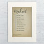 Special Qualities Personalised Valentine's Print, thumbnail 2 of 7