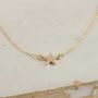 Little Solid Gold Star Necklace, thumbnail 1 of 6
