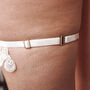 Luxury Gold Tipped 20s Style Wedding Garter, thumbnail 3 of 5