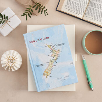 Personalised Map Location Travel Journal Notebook Gift, 6 of 12