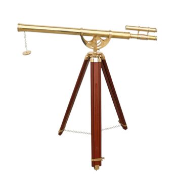 60 Inch Vintage Brass Telescope With Tripod, 4 of 6