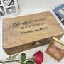 Personalised Memorial Wooden Keepsake Box, thumbnail 3 of 9
