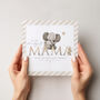 Personalised Baby Shower Elephant Card, thumbnail 3 of 3