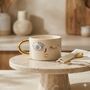 Winking Face Mug With Gold Plated Handle, thumbnail 1 of 3