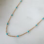 Celestial Blue Satellite Necklace, thumbnail 7 of 7