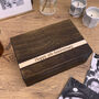 Veneer Personalised Wooden Anniversary Box, thumbnail 1 of 12