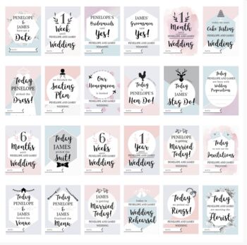 24 Personalised Wedding Cards For Milestone Moments, 3 of 6