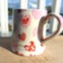Tankard Mug In Patchwork Heart Design, thumbnail 4 of 8