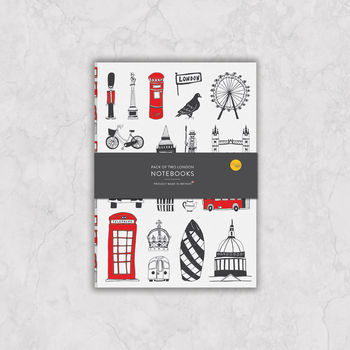 Set Of Two London A5 Notebooks, 4 of 4