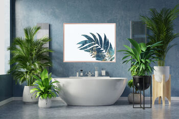 Set Of Three Palm Leaf Wall Art Prints, 8 of 10