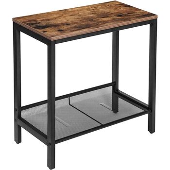 Narrow Side Table End Table Slim Bedside Table, 4 of 7