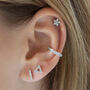 Rose Helix Barbell Earring, thumbnail 1 of 6