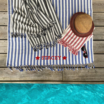 Personalised Eco Friendly Cotton Towel And Strap, 7 of 12