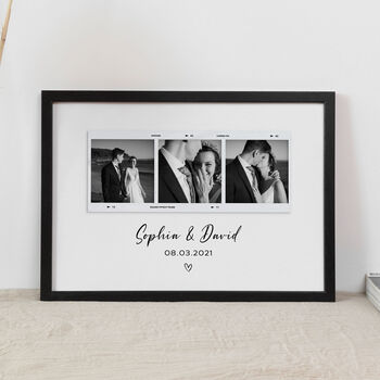 Personalised Wedding Gift, Custom Photo Print, 3 of 6