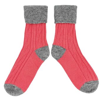 Cashmere Blend Slouch Socks, 3 of 12