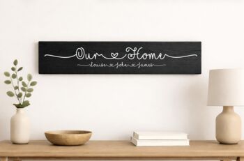 Our Home Family Wooden Sign, 4 of 5