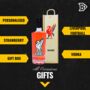 Personalised Liverpool Football Strawberry And Rhubarb Vodka Gift Set, thumbnail 2 of 4